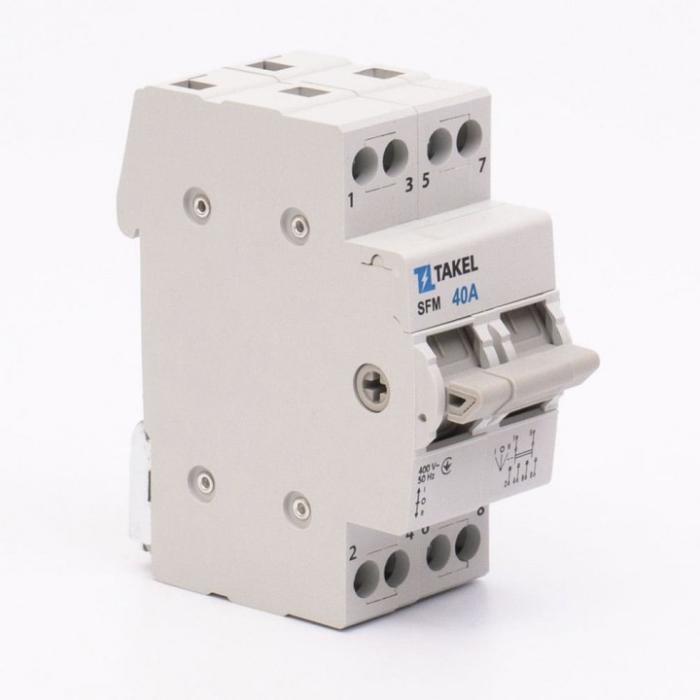 Перемикач навантаження трипозиційний SFM 2P 40A, TAKEL [507813]
