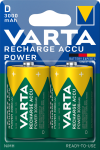 Акумулятор D 3000mAh Recharge 2 шт, Varta [56720101402]