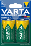 Акумулятор D 3000mAh Recharge 2 шт, Varta [56720101402]