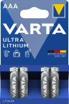 Батарейка AAA Lithiuim, BLI 4 шт, Varta [6103301404]
