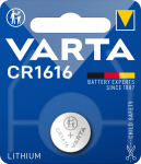Батарейка CR 1616, BLI 1 шт, Varta [6616101401]