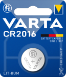Батарейка CR 2016, BLI 1 шт, Varta [6016101401]