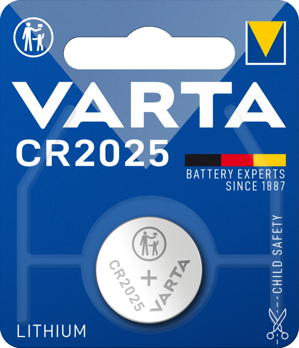 Батарейка CR 2025, BLI 1 шт, Varta [6025101401]
