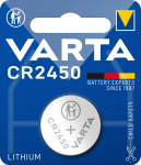 Батарейка CR 2450, BLI 1шт, Varta [6450101401]