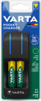 Зарядний пристрій Pocket Charger + 4 шт AA 2100 mAh, Varta [57642101451]
