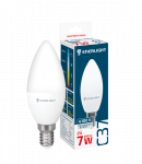Лампа світлодіодна С37 7Вт 4100K E14, Enerlight [C37E147SMDNFR]