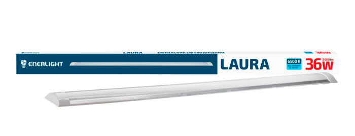 Cвітильник стельовий Laura 36Вт 6500К, Enerlight [LAURA36SMD80С]