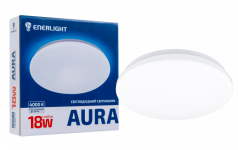 Cвітильник стельовий Aura 18Вт 4000К, Enerlight [AURA18SMD80N]