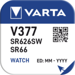 Батарейка V 377 1 шт, Varta [377101111]