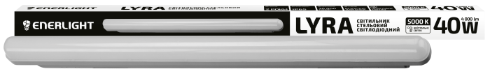 Світильник стельовий Lyra 40Вт 5000К, IP65, Enerlight [LYRA40SMD100C]
