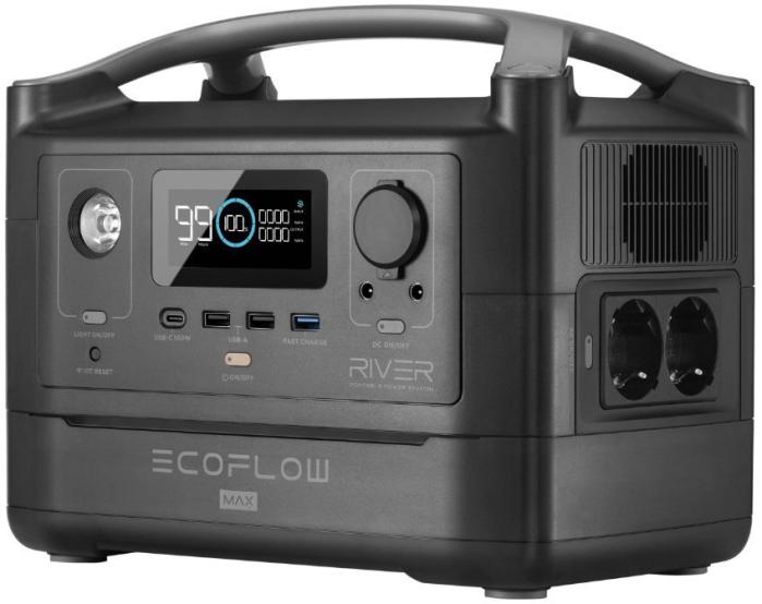 Зарядна станція EcoFlow RIVER Max, 576 Вт/год