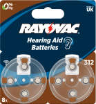 Батарейка Rayovac 312, BLI 8 шт, Varta [4607745418]
