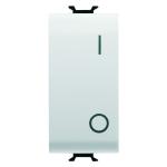 Вимикач Chorusmart 1М 2P 16A глянцевий білий GEWISS [GW10004]