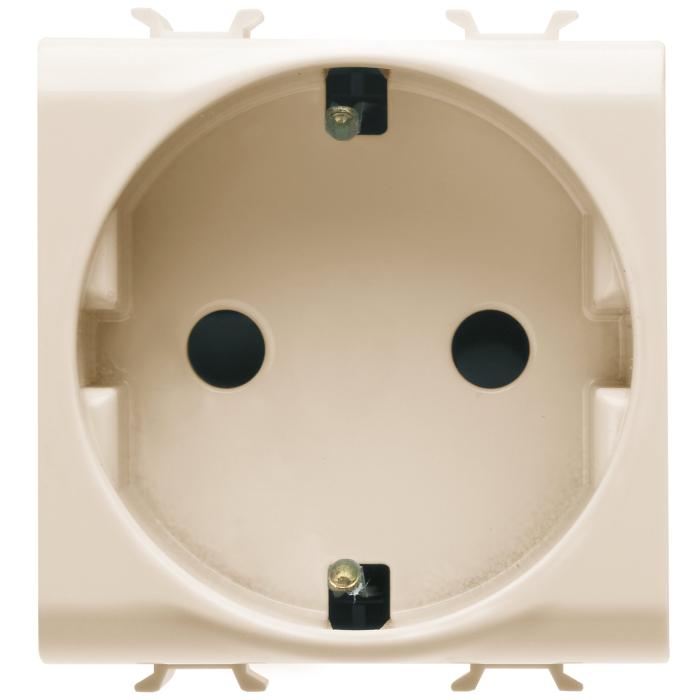 Розетка Chorusmart 2M 2P+E 16A слонова кістка GEWISS [GW11241]