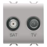 Розетка TV+SAT Chorusmart 2M бежевий GEWISS [GW13383]