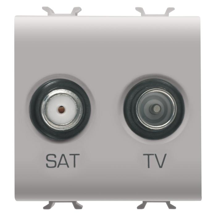 Розетка TV+SAT Chorusmart 2M бежевий GEWISS [GW13383]