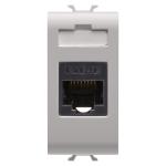 Розетка інтернет Chorusmart RJ45 1M CAT.5E UTP бежевий GEWISS [GW13421]