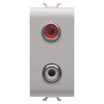 Розетка аудіо Chorusmart RCA 1M бежевий GEWISS [GW13453]