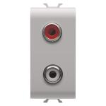 Розетка аудіо Chorusmart RCA 1M бежевий GEWISS [GW13453]