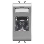Розетка телефонна Chorusmart RJ11 1M титан GEWISS [GW14401]