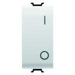 Вимикач Chorusmart 1М 2P 16A сатиновий білий GEWISS [GW15004]