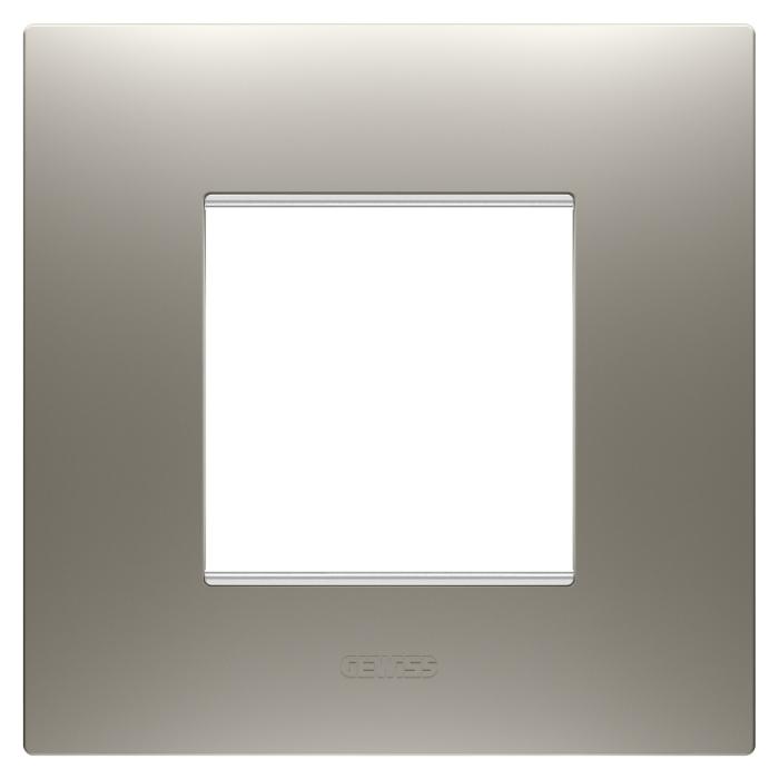 Рамка Chorusmart EGO 2M сталь GEWISS [GW16022ST]