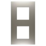 Рамка Chorusmart EGO 2+2M вертикальна сталь GEWISS [GW16024ST]