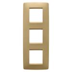 Рамка Chorusmart ONE 2+2+2M вертикальна золото GEWISS [GW16127VO]
