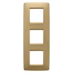 Рамка Chorusmart ONE 2+2+2M вертикальна золото GEWISS [GW16127VO]