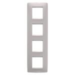 Рамка Chorusmart ONE 2+2+2+2M вертикальна бежевий GEWISS [GW16129VL]