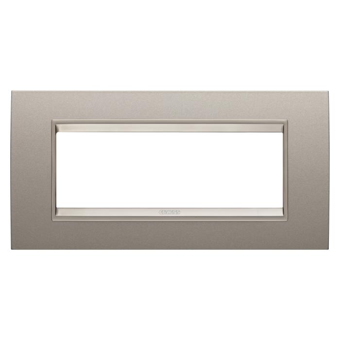 Рамка Chorusmart LUX 6M світла бронза GEWISS [GW16206XP]