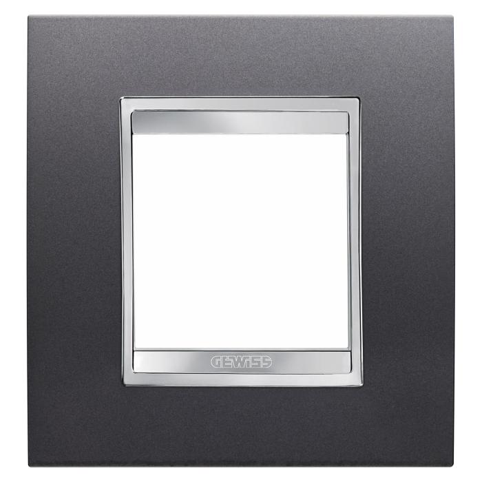 Рамка Chorusmart LUX 2M сланець GEWISS [GW16222VA]