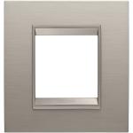 Рамка Chorusmart LUX 2M матовий алюміній GEWISS [GW16222XS]