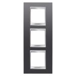 Рамка Chorusmart LUX 2+2+2M вертикальна сланець GEWISS [GW16227VA]