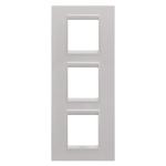 Рамка Chorusmart LUX 2+2+2M вертикальна металева натуральний беж GEWISS [GW16227XL]