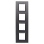 Рамка Chorusmart LUX 2+2+2+2M вертикальна сланець абсолют GEWISS [GW16229YA]