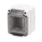 Герметичний корпус горизонтальний  27 COMBI 2М IP65 сірий GEWISS [GW27062]