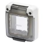 Герметична панель 27 COMBI 2М IP65 димчаста GEWISS [GW27403]