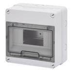 Корпус пластиковий 40 CD навісний 8М прозорі дверцята ІР55 GEWISS [GW40003]
