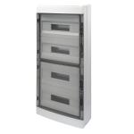 Корпус пласт. 40 CD навісний 72М (18X4) (410x878x160) прозорі дверцята ІР65 GEWISS [GW40109]
