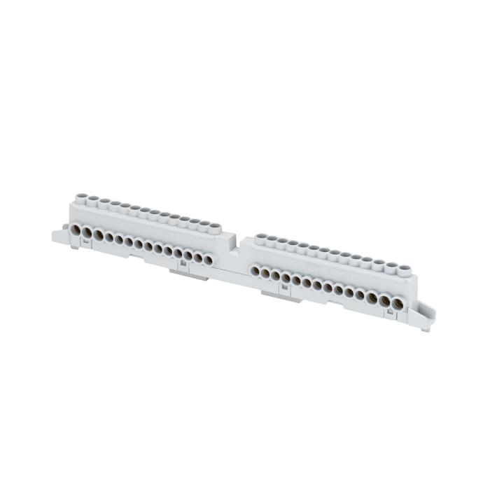Клемна колодка PEN 80А 2x(2x16+7x10) 8м для пластикових корпусів GEWISS [GW40408B]