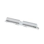 Клемна колодка PEN 80A 2x(3x16+17x10) 18м для пластикових корпусів GEWISS [GW40418B]