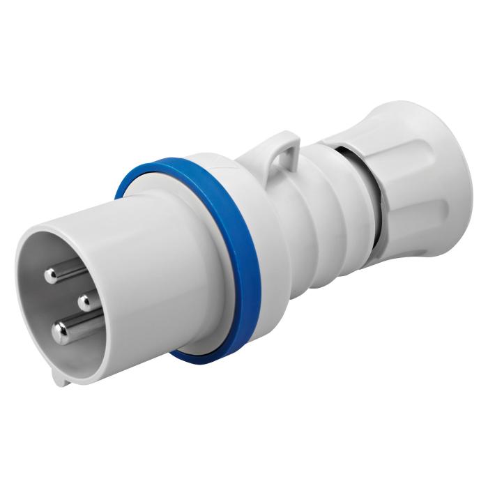 Вилка переносна IEC 309 HP IP44 2P+E 32A 230V 6H GEWISS [GW60015H]