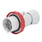 Вилка переносна IEC 309 HP IP67 3P+N+E 16A 400V 6H GEWISS [GW60031H]