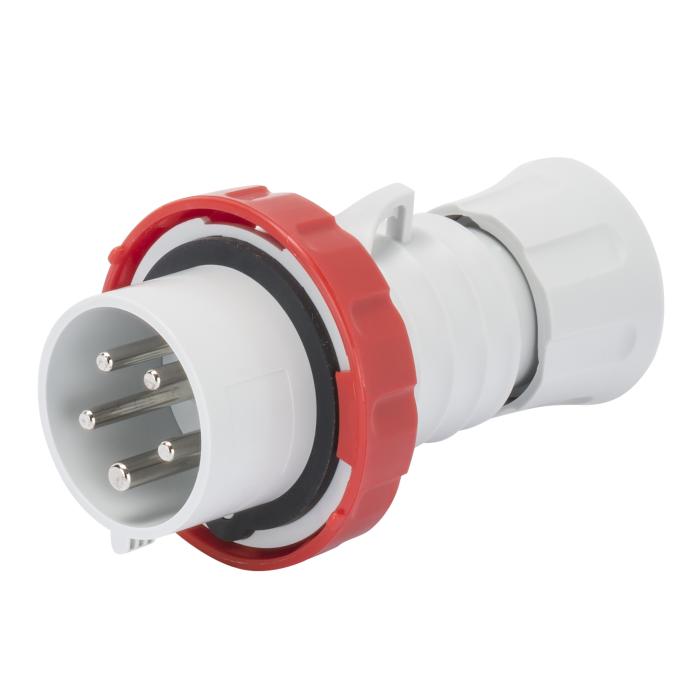 Вилка переносна IEC 309 HP IP67 3P+N+E 32A 400V 6H GEWISS [GW60042H]