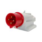 Вилка стаціонарна 90° IEC 309 HP IP44 3P+E 32A 400V 6H GEWISS [GW60419]