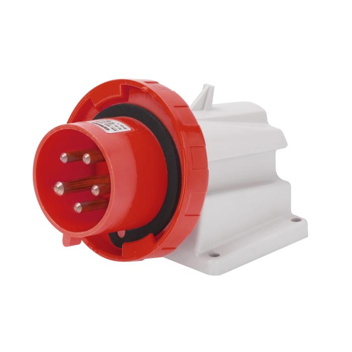 Вилка стаціонарна 90° IEC 309 HP IP67 3P+N+E 16A 400V 6H GEWISS [GW60431]