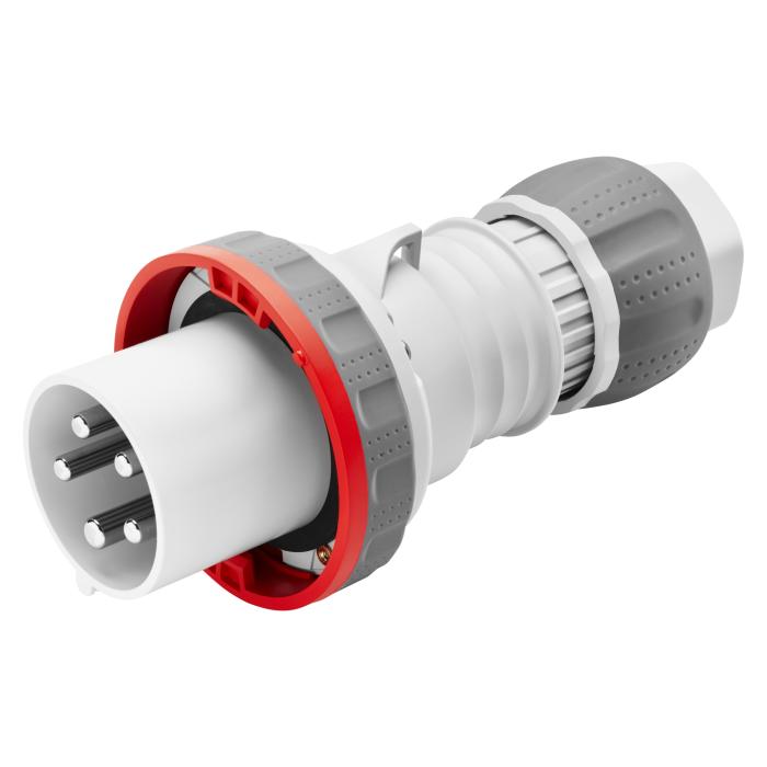 Вилка переносна IEC 309 HP IP67 3P+N+E 63A 400V 6H GEWISS [GW61053H]