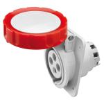 Розетка вбудована 10° IEC 309 HP IP67 3P+E 32A 400V 6H GEWISS [GW62242H]