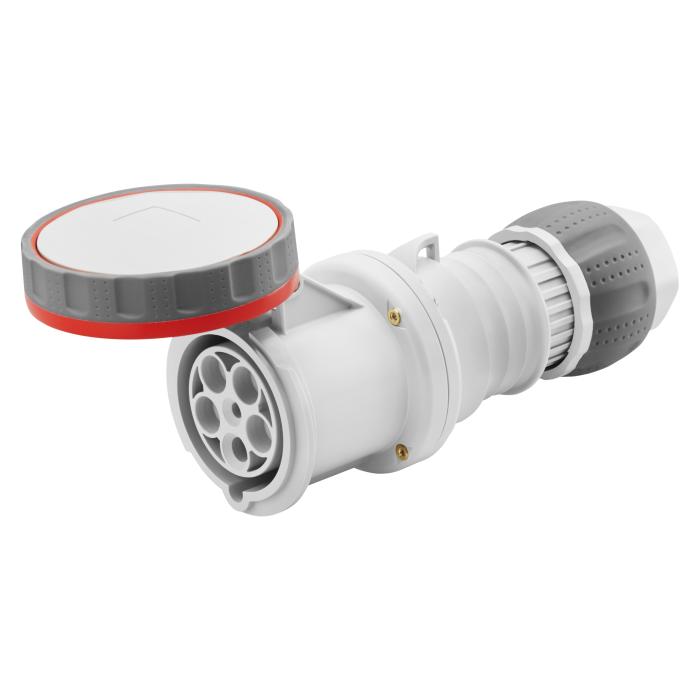 Розетка переносна IEC 309 HP IP67 3P+E 63A 400V 6H GEWISS [GW63052H]